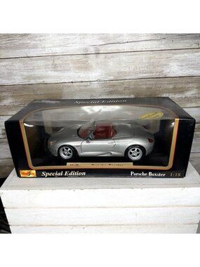 Maisto Silver Porsche Boxer 1:18 Original Concept Version New In Original Box